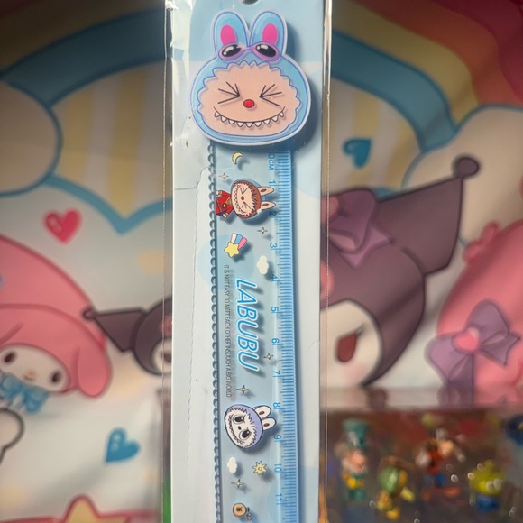 Accessories | Labubu Blue Ruler | Poshmark